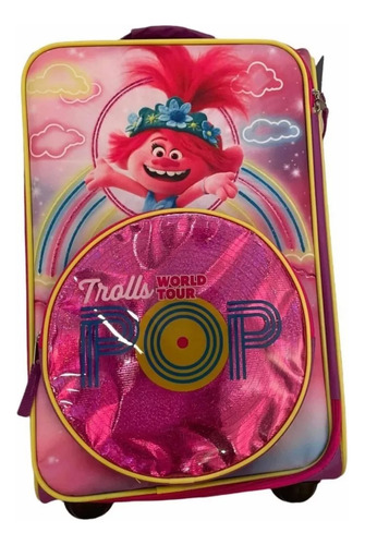 Maleta De Viaje Trolls Para Ese Viaje Especial Hermosa
