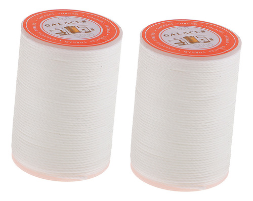 2 Piezas 60 Yardas De Coser De Material Cuero De Práctico