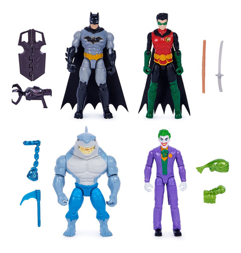 Dc Comics, Batman And Robin Vs. The Joker And King Shark, Fi