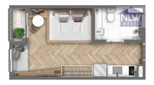 Imagem 1 de 15 de Studio Com 1 Dormitório À Venda, 26 M² Por R$ 345.580,36 - Indianópolis - São Paulo/sp - St0224