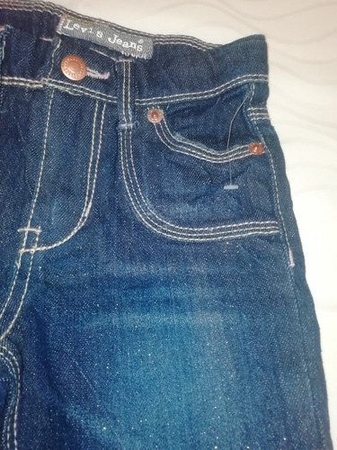 Pantalon Nena, Levi's Talle 6. Nuevo. Brillos