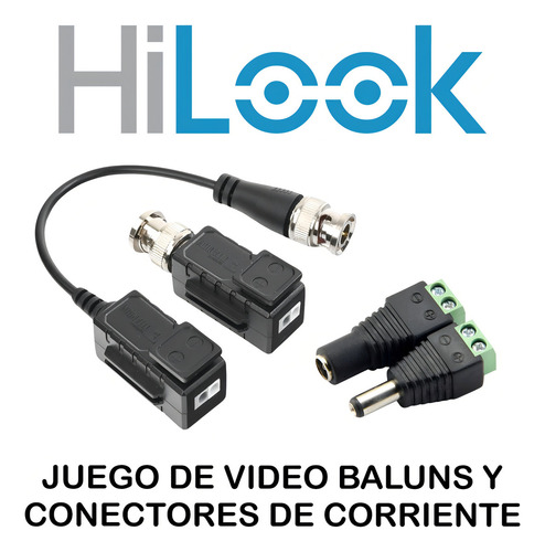 Kit Circuito Cerrado Hilook Dvr 8 Canales 8 Camaras 1080p 2mp Full Hd Thc-b129-p Colorvu Video A Color Video Baluns con Disco Duro 1tb