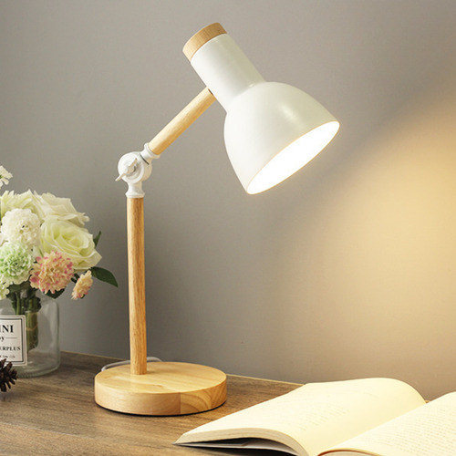 Luminária Mesa Abajur 45cm Articulada Retrô Lâmpada Led 12w