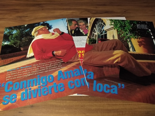 (ar420) Alberto De Mendoza * Clippings Revista 3 Pgs * 1996