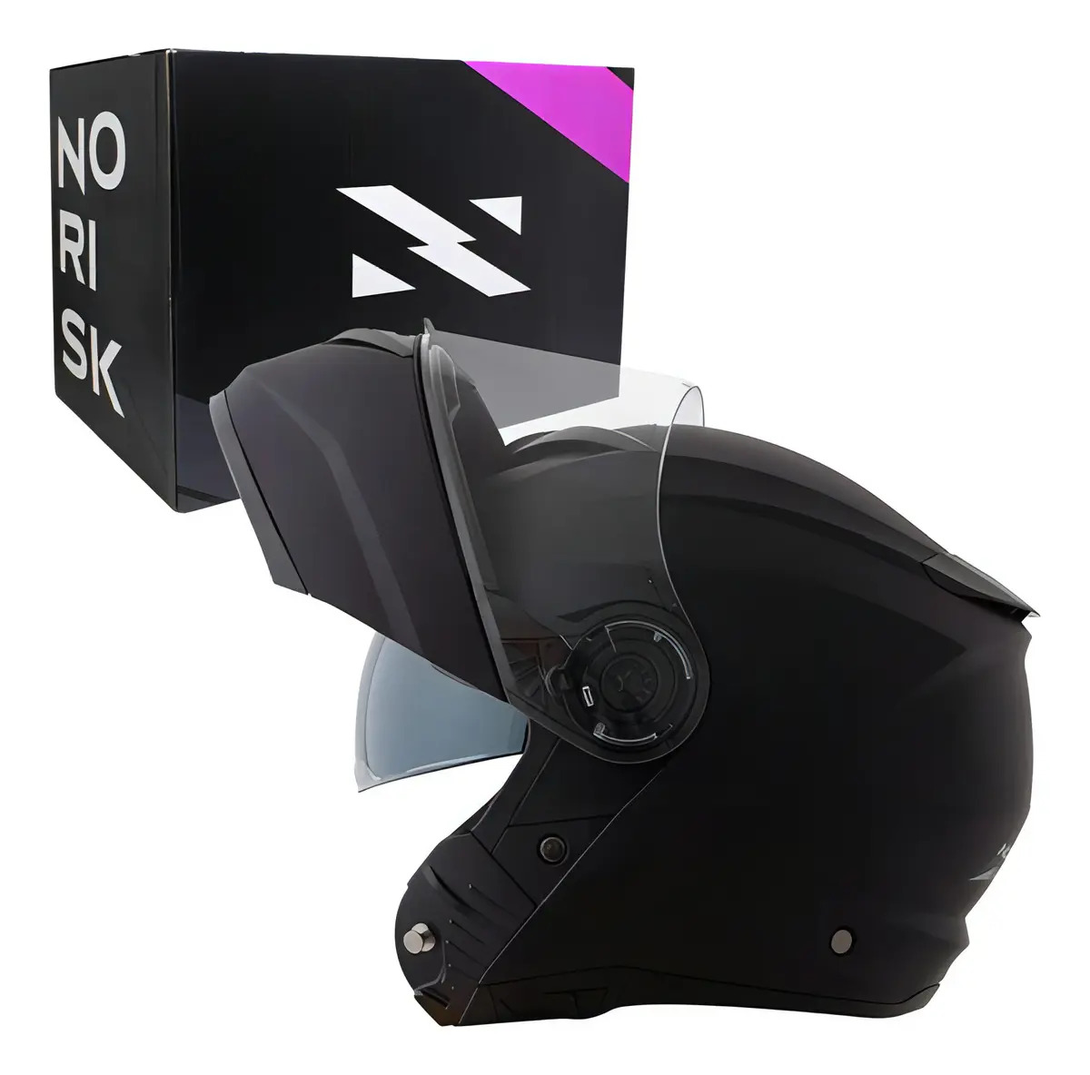 Capacete Norisk Force Monocolor Preto Fosco Tamanho do capacete 56