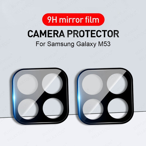 Película De Vidro 3d P/ Câmera Galaxy M53 5g