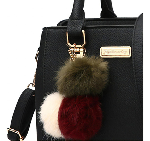 Bolsa Tote de Cuero Color Negro para mujer ideal para salidas