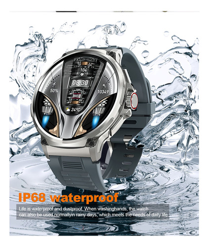 Reloj Inteligente De Llamada Bluetooth V69 De 1,85 Pulgadas