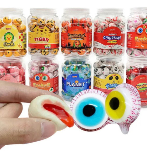 Gomitas Gomas Suaves Rellenas Sandía 3d Coreana Japón 30 Pz