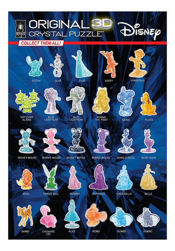 Disney Princess Jasmine - Rompecabezas De Cristal 3d Origina