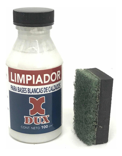 Dux limpiador bases blancas de calzados 100cc