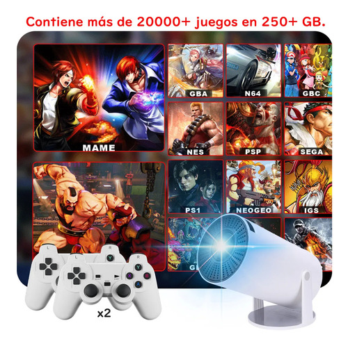 Proyector Android Wifi Hy300 Gamer Portatil Smart Tv 4k