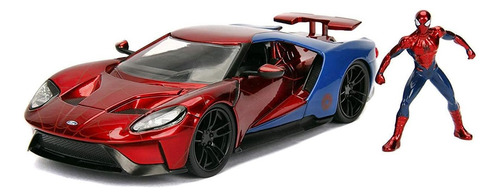 Jada Toys Marvel 1:24 2017 Ford Gt - Auto Fundido A Presión