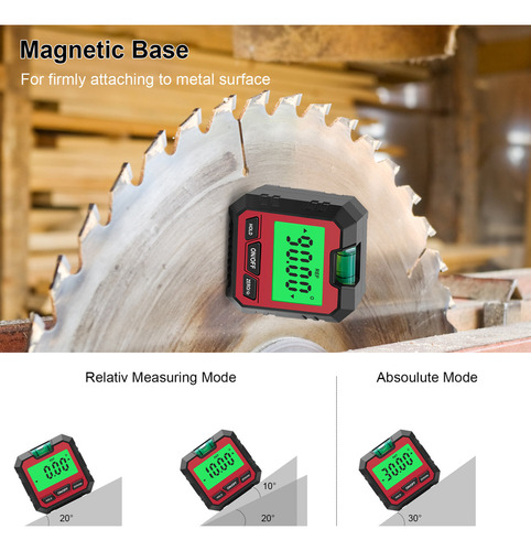 Y Nivel Electrónico Digital Con Indicador De Ángulo Y Base