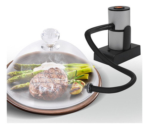 * Kit De Ahumador De Cocina Con De Humo Portátil Bbq 21,5 Cm
