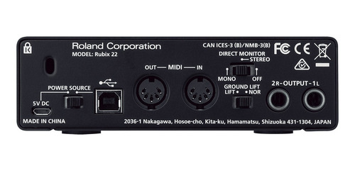 Imagem 2 de 3 de Interface De Audio Roland Rubix 22 P/ Mac, Pc E iPad Usb