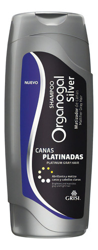  Shampoo Grisi Organogal Oscurecedor Platinium Cabello Gris