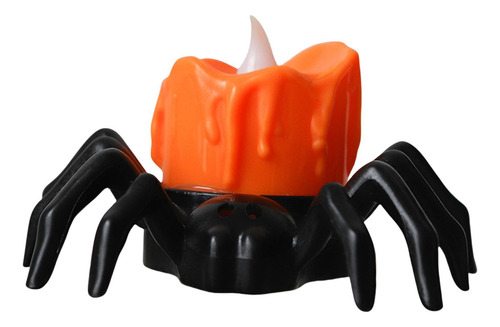Portavelas De Araña Luces De Té De Halloween Luces De Araña