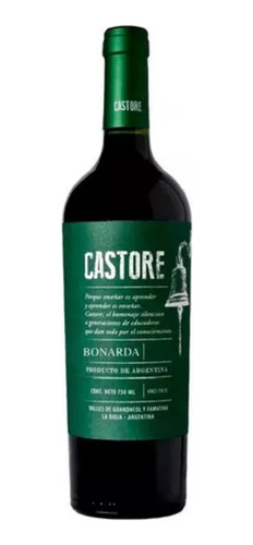 Vino Castore Bonarda 750ml - Oferta Celler