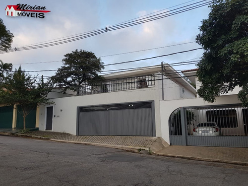 Sobrado Alto Padrão Em São Paulo Bairro Granja Julieta Com 4 Suites Sendo 1 Master Com Closet E Hidro , Piscina - Ca01211 - 34835286