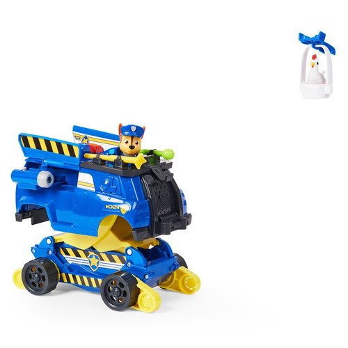 Vehículo Carga Y Rescata Chase Paw Patrol Nickelodeon Color Azul