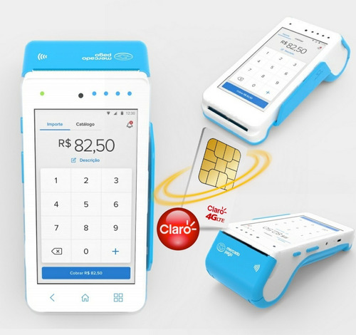 Point Smart A Máquina De Cartão Do Mercado Pago Point 4g Nfc