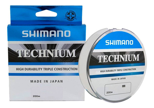 Línea de monofilamento Shimano Technium de 0.225 mm, 200 metros