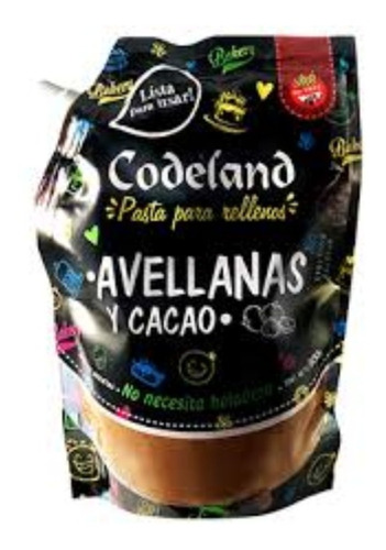 Relleno Torta Simil Nutella - Codeland - 500gr - Avellanas