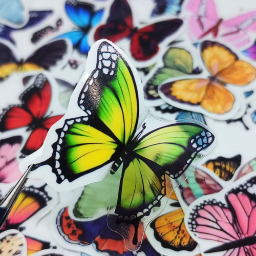 Stickers Mariposas Pack Bullet Journal Transparentes Clear