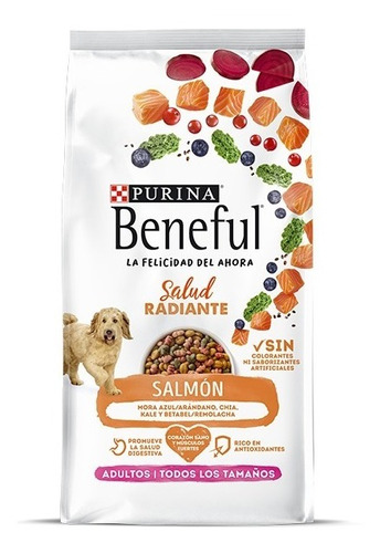 Beneful Salud Radiante Salmón Croquetas Perro Adulto 4kg
