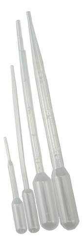 100 Pipetas Graduadas De 4 Tamaños (3 Ml, 1 Ml, 0.5 Ml...