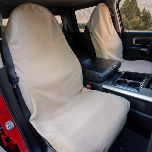 Accesorios De Líderes 2 Pcs Beige Toalla Impermeable Toalla
