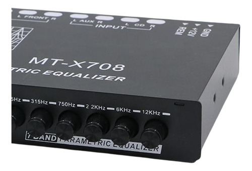 Ecualizador De Audio Para Automóvil De 7 Bandas Ecualizador