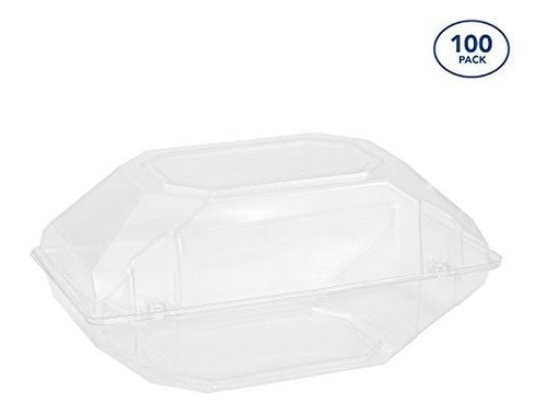 100 Paquete De Caja De Flores De Plastico Transparente Para