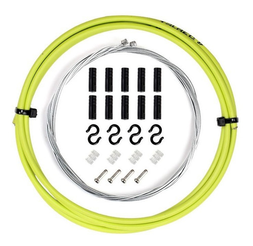 Kit Cable Cambio (2un) C/funda De Cambio Verde / Mtbikecl