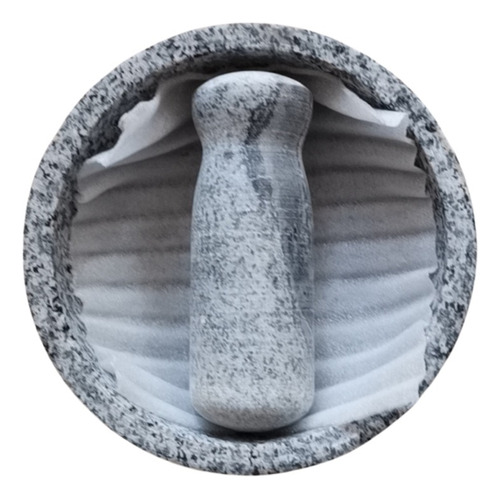 Mortero De Piedra 16cm Moledor Ideal Especias Coctel - Cukin
