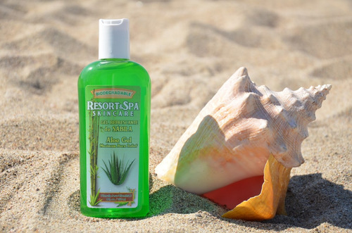 Imagen 2 de 3 de Gel Refrescante De Sabila 100 % Biodegradable 250 Ml.