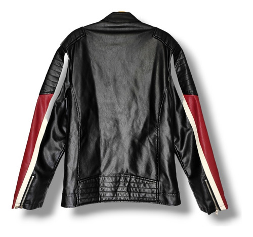 Chaqueta De Cuero Katie-seth Vinotinto