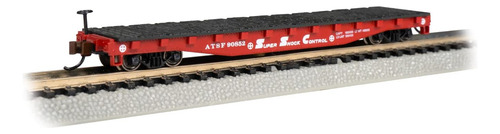 Trenes Bachmann, Vagon Plano De 52 Pies, Atsf #90852, Esc...