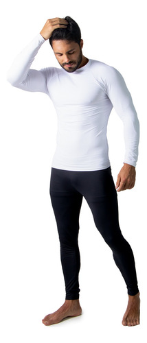 Camisa Térmica Manga Comprida Proteção Uv50 Masculina 