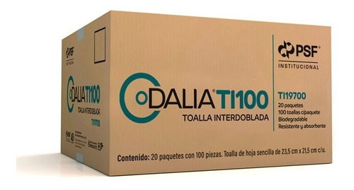 Dalitas Toalla Interdoblada Tipo Sanitas Con 2000 Envio Grat