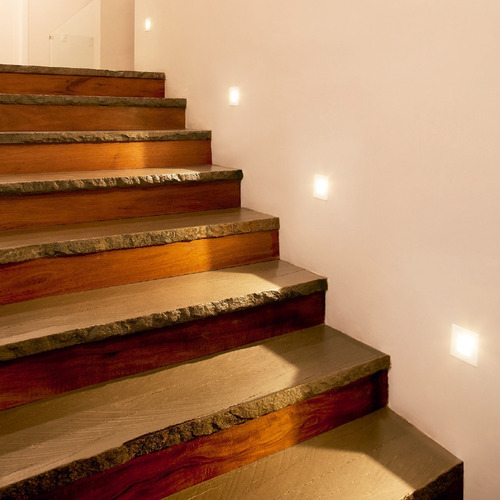 Imagen 7 de 7 de Lámpara De Cortesía Led Interior Blanca 3w Luz Cálida