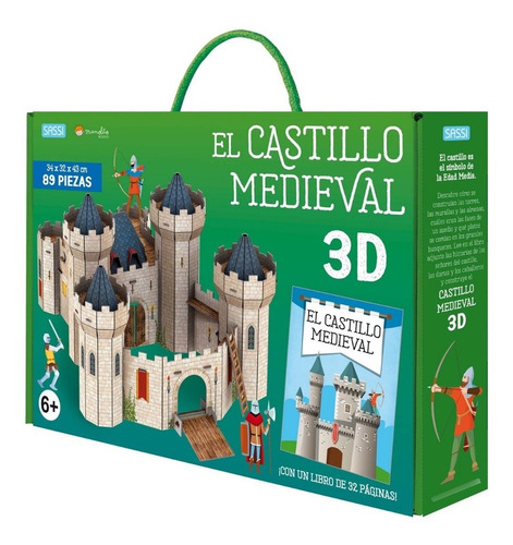 El Castillo Medieval 3d Col. Cartón 3d. Libro+maqueta