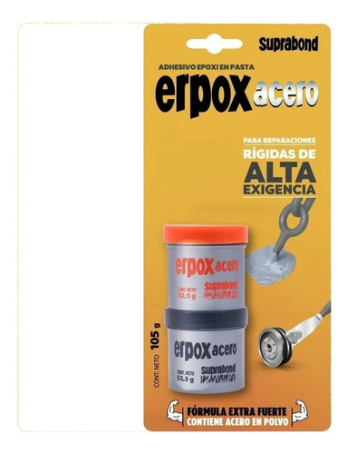 Suprabond Adhesivo Epoxy Pasta Erpox Acero 105gr