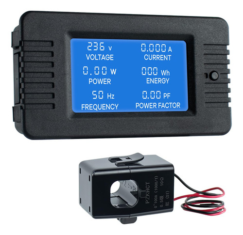 Pantalla Digital Lcd Multifunción Para Medir Voltaje Y Corri