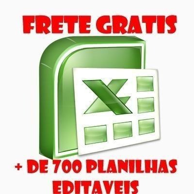 735 Planilhas Excel 100% Editáveis Frete Grátis Via Download