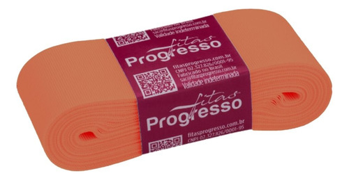 Fita De Gorgurão Progresso GP009 38mm 10 Metros Cor Coral 1393