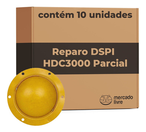 Kit 10 Reparos Para Drivers Hdc 3000 Parcial 8 Ohms