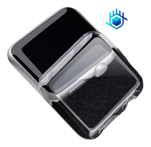 Imagen 6 de 10 de Funda Para Apple Watch Goma Protector + Mica Case Resistente
