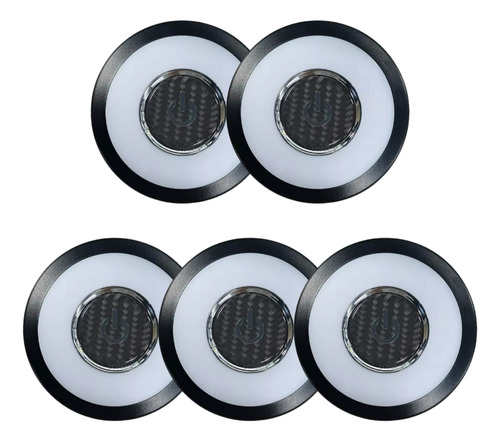 Kit 5 Pzs Luz Led Techo Interior Casa Auto Recargable Usb